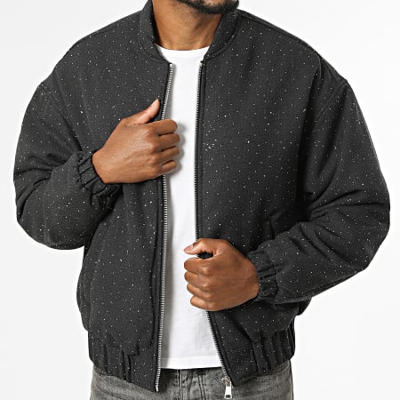 Frilivin - Veste Zippée A Strass G84 Noir