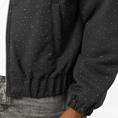 Frilivin - Veste Zippée A Strass G84 Noir