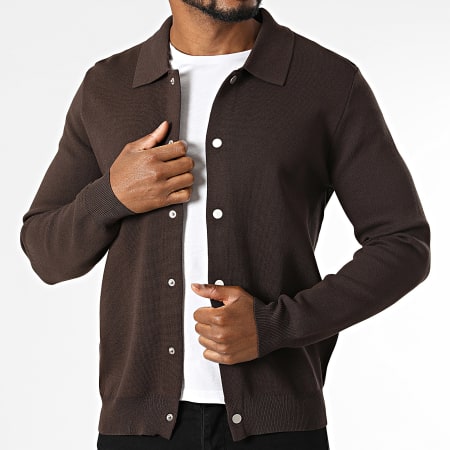Frilivin - Veste Boutonnée 754 Marron