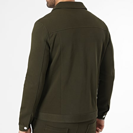 Frilivin - Ensemble Veste Zippée Et Pantalon D81 Vert Kaki