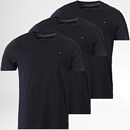 Tommy Hilfiger - Lot De 3 Tee Shirts 3870 Bleu Marine