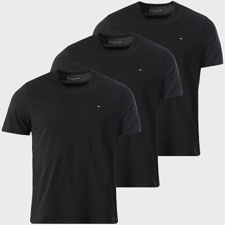 Tommy Hilfiger - Lot De 3 Tee Shirts 3870 Noir