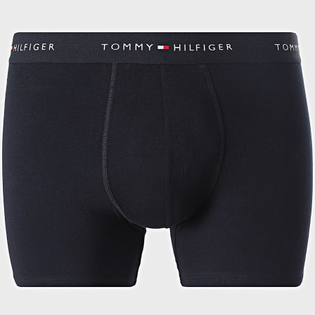 Tommy Hilfiger - Lot De 3 Boxers 3874 Bleu Marine Blanc Rouge
