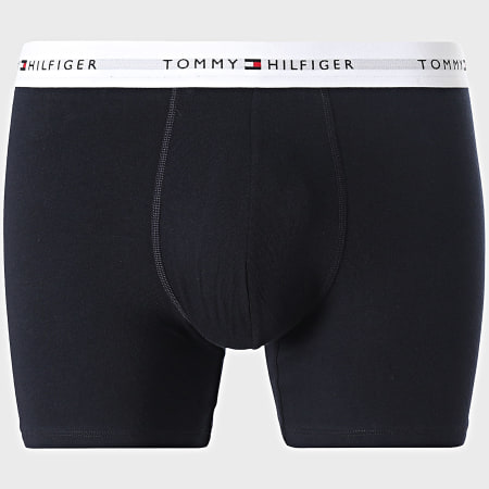 Tommy Hilfiger - Lot De 3 Boxers 3874 Bleu Marine Blanc Rouge