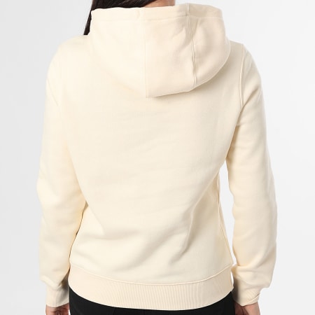 Tommy Jeans - Sweat Capuche Regular Femme Flag 9958 Jaune Clair