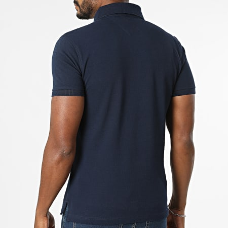 Tommy Hilfiger - Polo Manches Courtes Slim 1985 7771 Bleu Marine