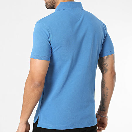 Tommy Hilfiger - Polo Manches Courtes Slim 1985 7771 Bleu Roi