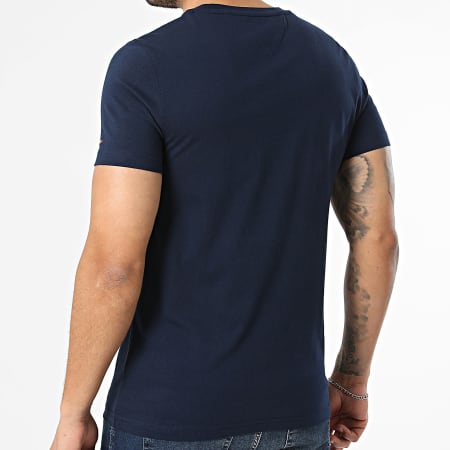 Tommy Hilfiger - Tee Shirt Slim Logo 1797 Bleu Marine