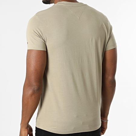 Tommy Hilfiger - Tee Shirt Slim Logo 1797 Taupe