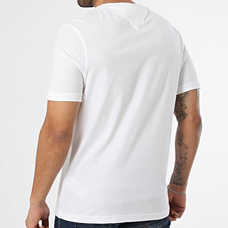 Tommy Hilfiger - Tee Shirt Regular Fit Brand Love Text Stack 2367 Blanc