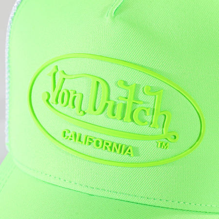 Von Dutch - Casquette Trucker Fluo Vert Fluo Blanc
