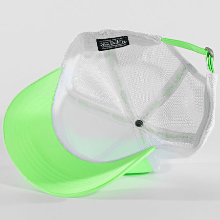 Von Dutch - Casquette Trucker Fluo Vert Fluo Blanc