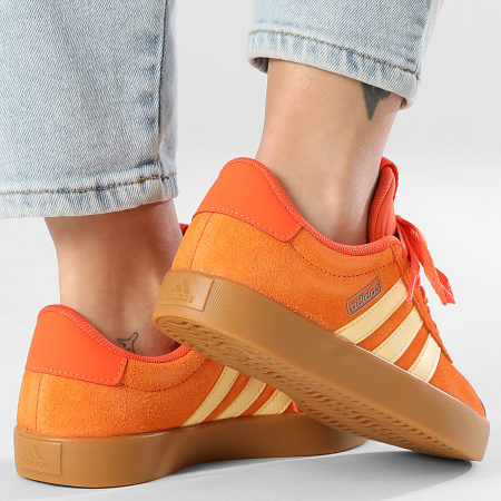 Adidas Performance - Zapatillas Mujer VL Court 3.0 IH4030 Naranja Puro Tinte Naranja Metálico Hierro