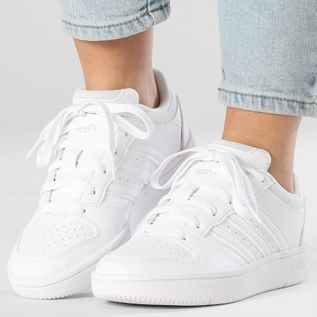 Adidas Sportswear - Baskets Femme Hoops Classic KI1037 Footwear White Core Black