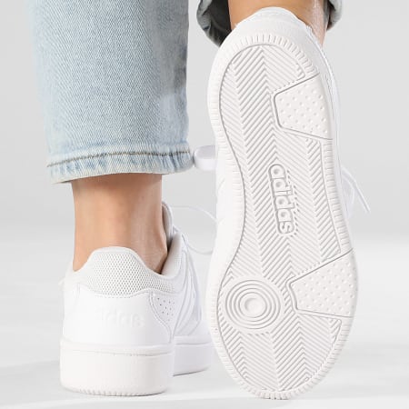 Adidas Sportswear - Baskets Femme Hoops Classic KI1037 Footwear White Core Black