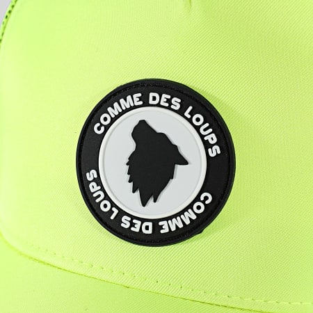 Comme Des Loups - Boné Trucker Neory Amarelo Fluor