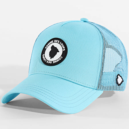 Comme Des Loups - Boné Trucker Cas1 Azul Claro