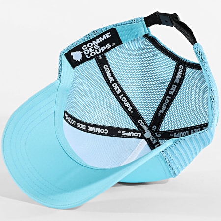 Comme Des Loups - Boné Trucker Cas1 Azul Claro