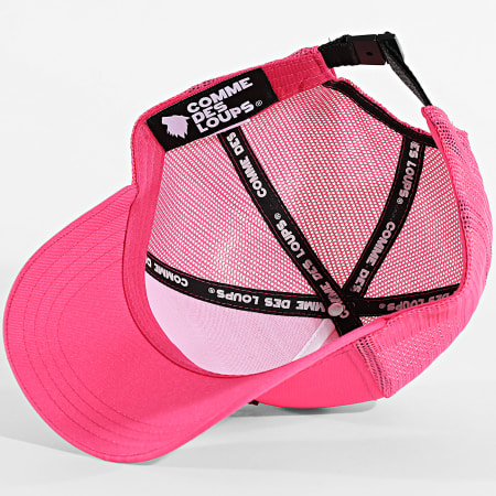 Comme Des Loups - Boné Trucker Neo Rosa Fluor