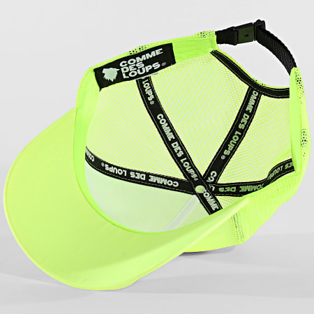 Comme Des Loups - Boné Trucker Neo Amarelo Fluorescente