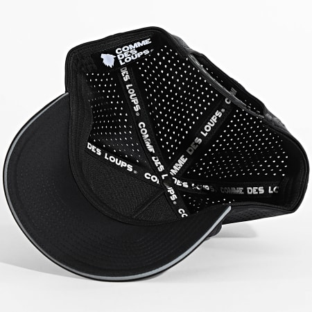 Comme Des Loups - Boné Trucker Evan Preto Cinza