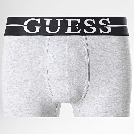 Guess - Lot De 3 Boxers U6GG00-K6YW1 Blanc Gris Chiné Noir