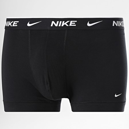 Nike - Lot De 3 Boxers Essential Cotton Stretch KE1284 Noir Blanc Gris Chiné