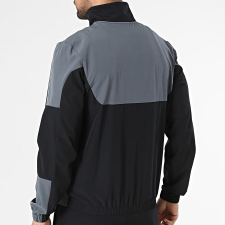Sergio Tacchini - Ensemble De Survetement Arcata 41452 Noir Gris Anthracite