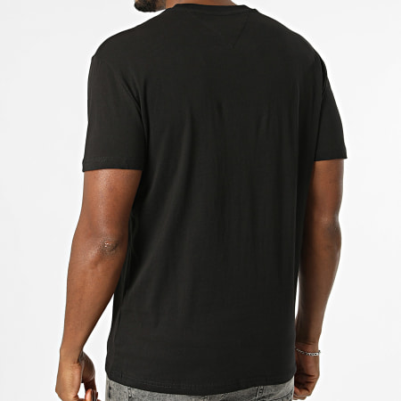 Tommy Jeans - Tee Shirt Linear Logo 0744 Noir