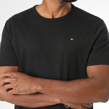 Tommy Hilfiger - Lot De 3 Tee Shirts 3870 Noir Gris Chiné Blanc