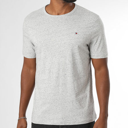 Tommy Hilfiger - Lot De 3 Tee Shirts 3870 Noir Gris Chiné Blanc