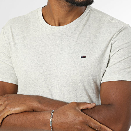 Tommy Jeans - Lot De 3 Tee Shirts 1579 Vert Foncé Gris Clair Chiné Gris