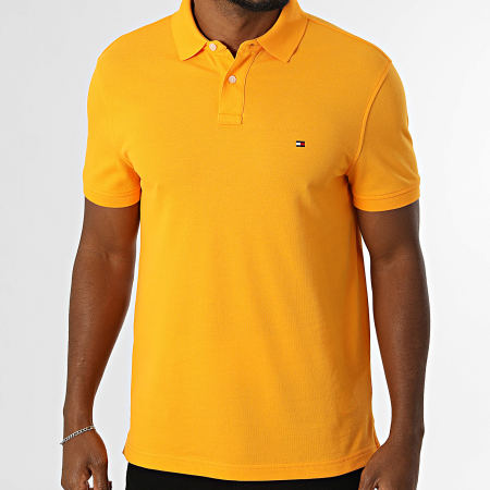 Tommy Hilfiger - Polo Manches Courtes Regular Fit 1985 7770 Orange