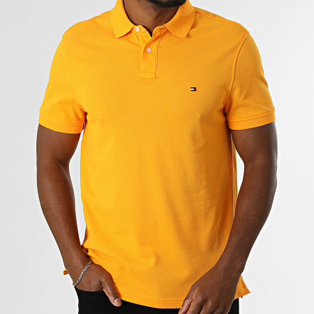Tommy Hilfiger - Polo Manches Courtes Regular Fit 1985 7770 Orange