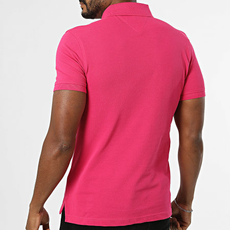Tommy Hilfiger - Polo Manches Courtes Slim 1985 7771 Rose Fuchsia