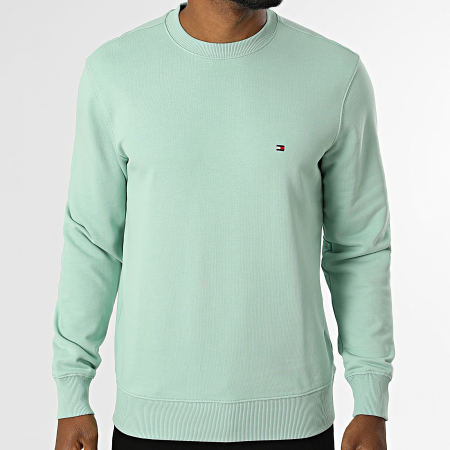 Tommy Hilfiger - Sweat Crewneck Essential Terry 7237 Vert Clair