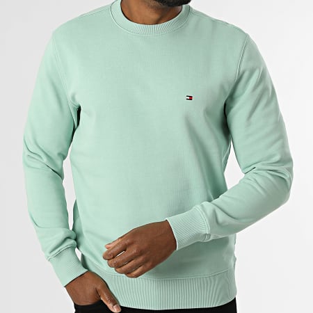 Tommy Hilfiger - Sweat Crewneck Essential Terry 7237 Vert Clair