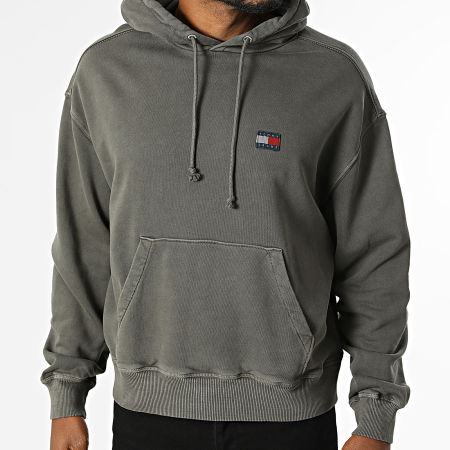 Tommy Jeans - Sweat Capuche 90s New Classics 2677 Gris Anthracite