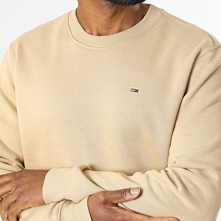 Tommy Jeans - Sweat Crewneck Flag 0741 Beige