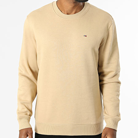 Tommy Jeans - Sweat Crewneck Flag 0741 Beige