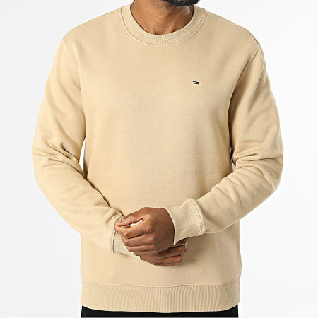 Tommy Jeans - Sweat Crewneck Flag 0741 Beige