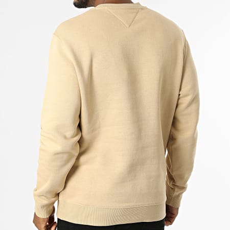 Tommy Jeans - Sweat Crewneck Flag 0741 Beige