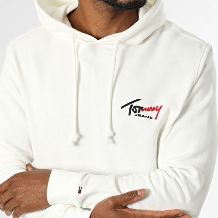 Tommy Jeans - Sweat Capuche Regular Fit Entry Sign 2680 Beige Clair