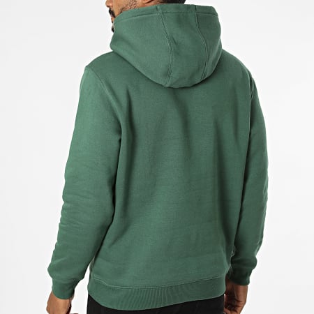 Tommy Jeans - Sweat Capuche Flag 0742 Vert Foncé