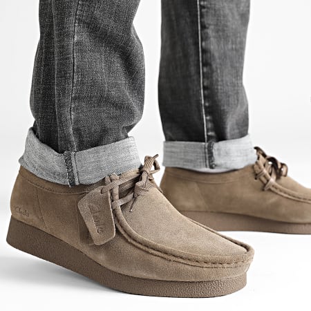 Clarks - Shoes Wallabee Evosh Olive Suede - Ryses