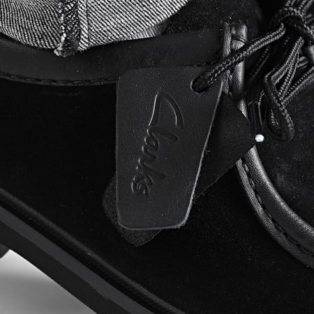Clarks - Chaussures Cleyhill Seam Black Suede