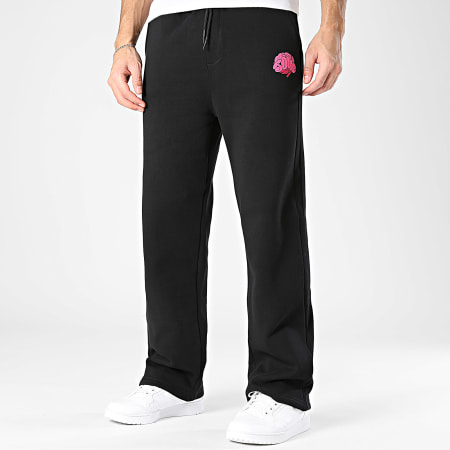 Kanoé X Mise A Jour - Pantalon Jogging Bless Me Noir