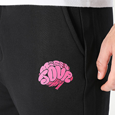 Kanoé X Mise A Jour - Pantalon Jogging Bless Me Noir