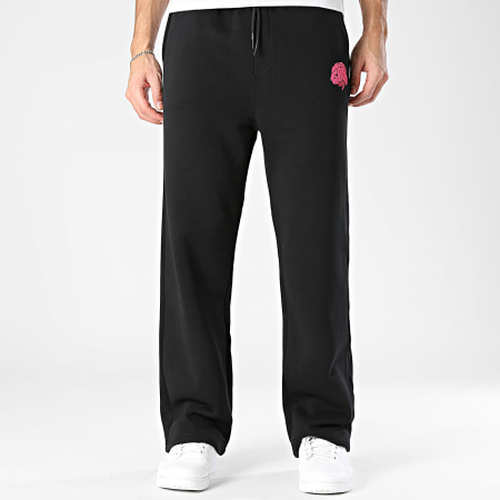 Kanoé X Mise A Jour - Pantalon Jogging Bless Me Noir