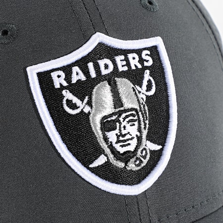 New Era - Gorra NFL Microfibra 9Forty Las Vegas Raiders 60771845 Gris Antracita